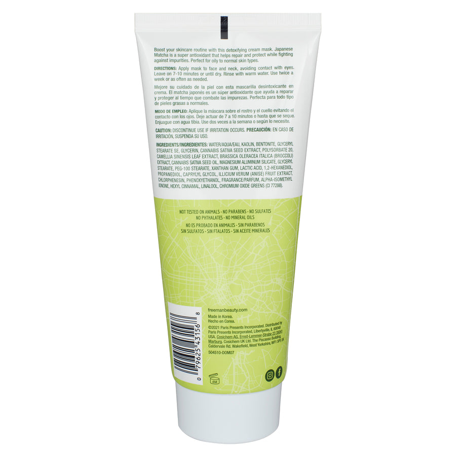 Japanese Matcha Facial Mask – Detoxifying & Pore Purifying Cream
