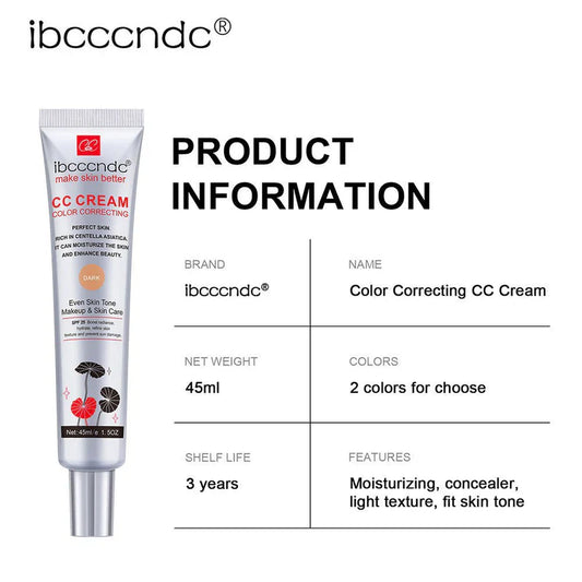 All-in-One CC Cream 40ml – Moisturizing Foundation & Concealer