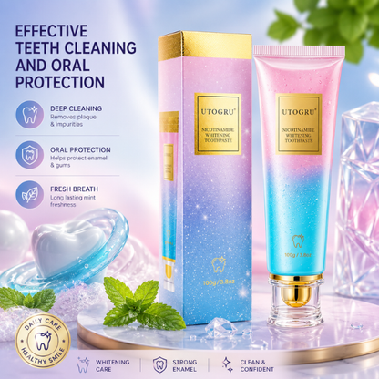 UTOGRU Bright & White Nicotinamide Mint Toothpaste