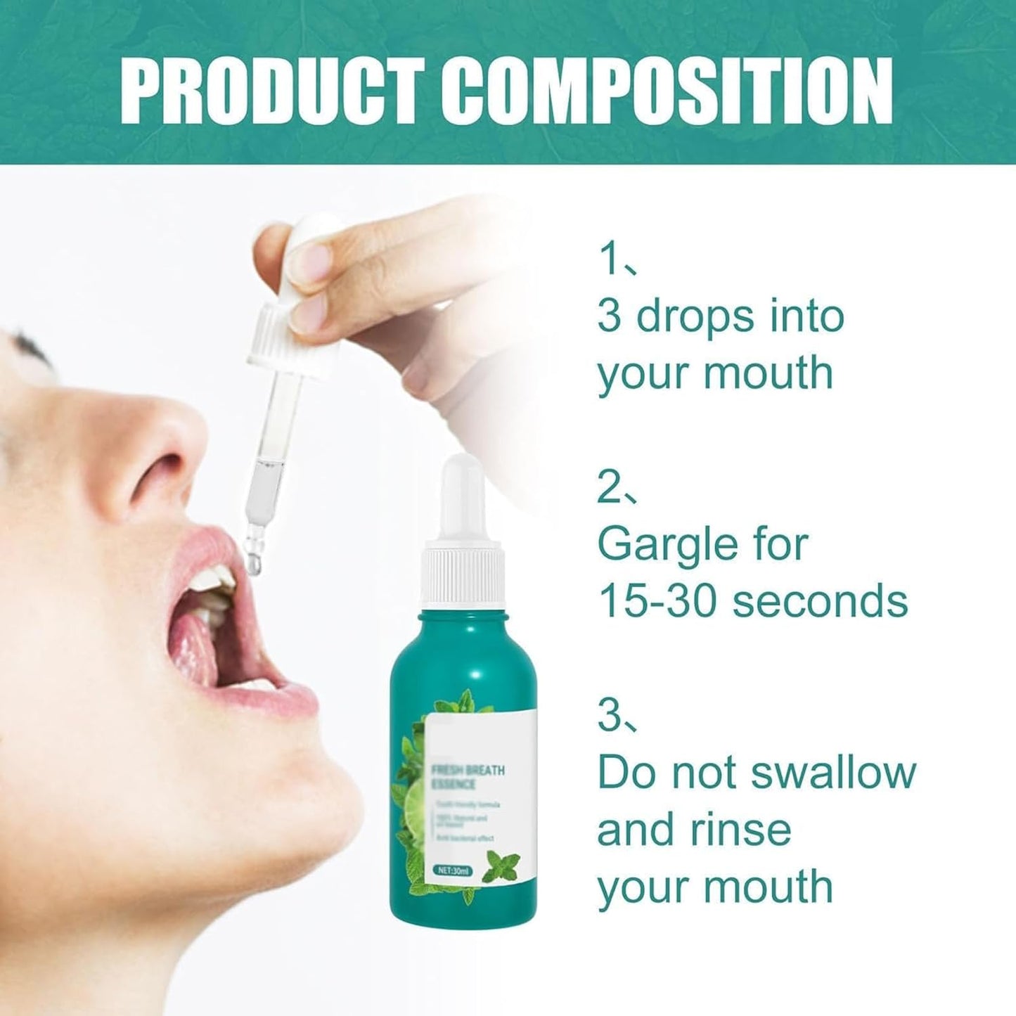 EELHOE Fresh Breath Essence 30ml – Oral Care Drops for Fresh Breath