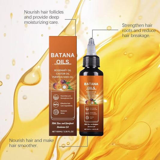 Batana Hair Oil 120ml – Rosemary, Castor & Pumpkin Seed Blend