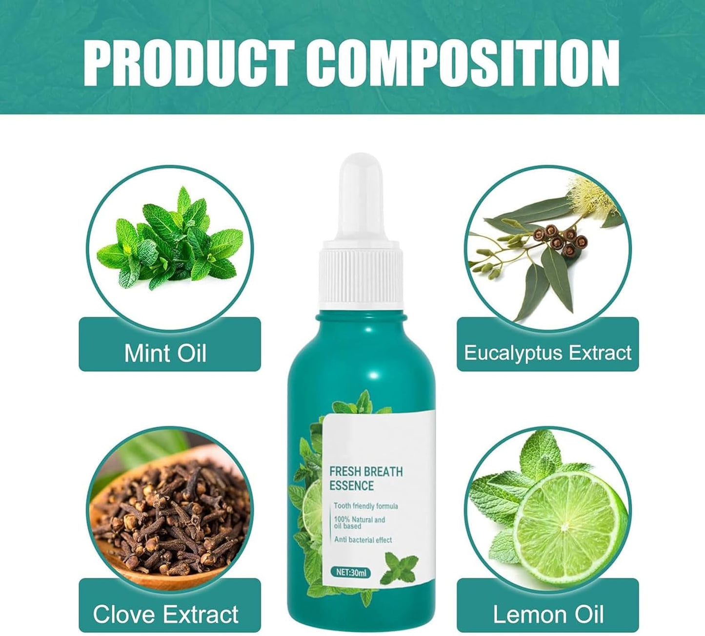 EELHOE Fresh Breath Essence 30ml – Oral Care Drops for Fresh Breath