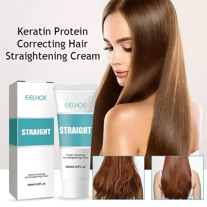 EELHOE Keratin Hair Straightening Cream – Smooth & Shine Formula