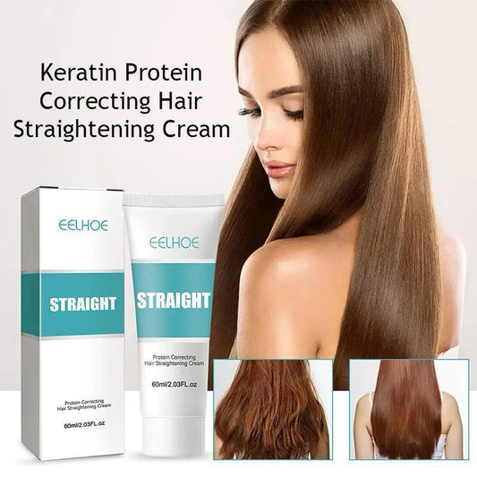 EELHOE Keratin Hair Straightening Cream – Smooth & Shine Formula