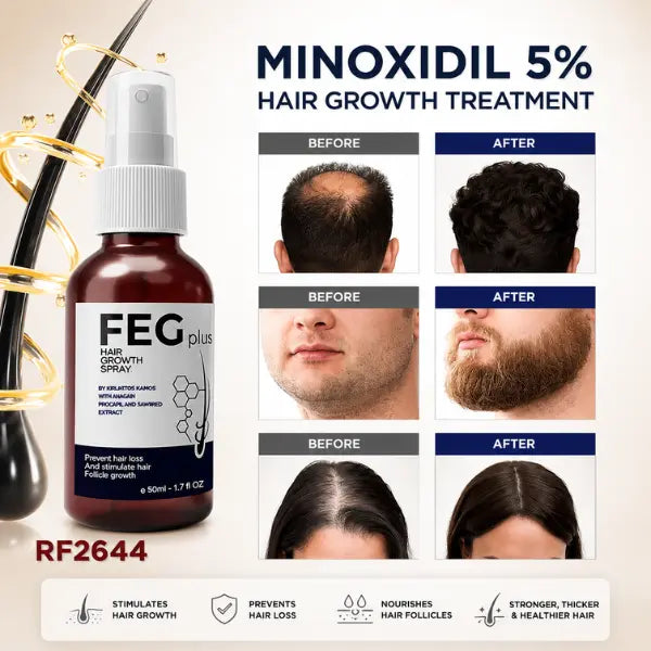 FEG Hair Growth Spray for Thicker & Fuller Hair 50ml