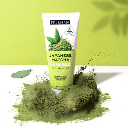 Japanese Matcha Facial Mask – Detoxifying & Pore Purifying Cream