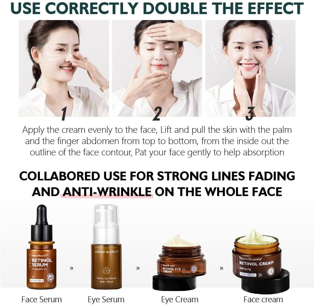 Retinol Face Cream – Anti-Wrinkle Firming & Deep Moisturizer