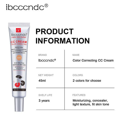 All-in-One CC Cream 40ml – Moisturizing Foundation & Concealer